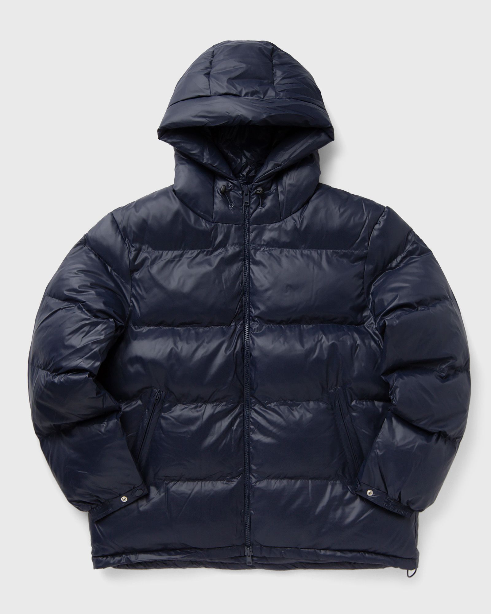 PATTA PATTA Quilted Script Logo Puffer Jacket in blue