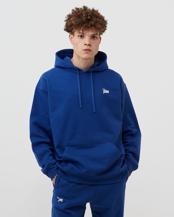 PATTA BASIC HOODED SWEATER - MONACO BLUE