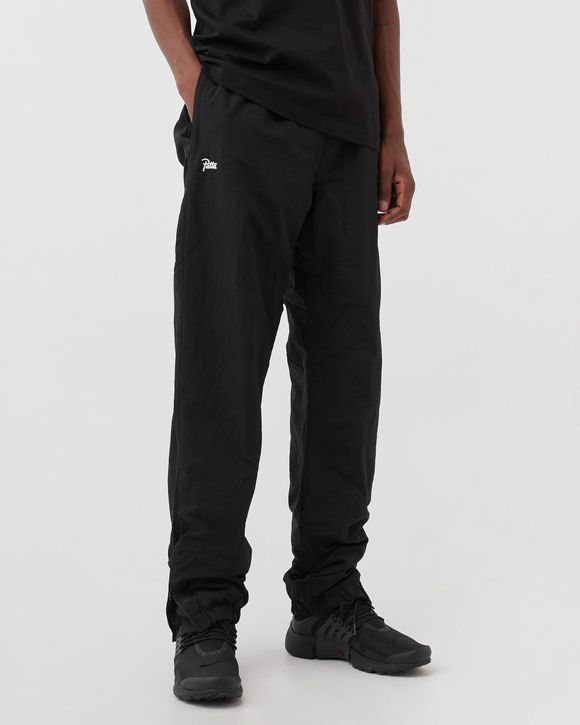 PATTA BASIC NYLON PADDED TRACK PANTS Black - BLACK