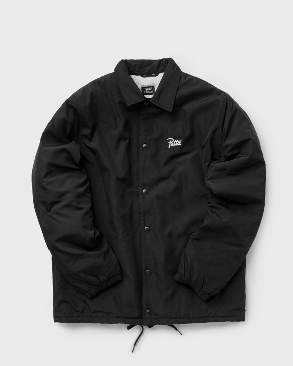 PATTA BASIC SHERPA COACH JACKET Black BSTN Store