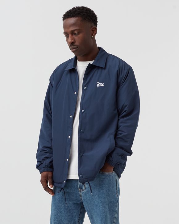 PATTA BASIC SHERPA COACH JACKET Blue NAVY BLAZER