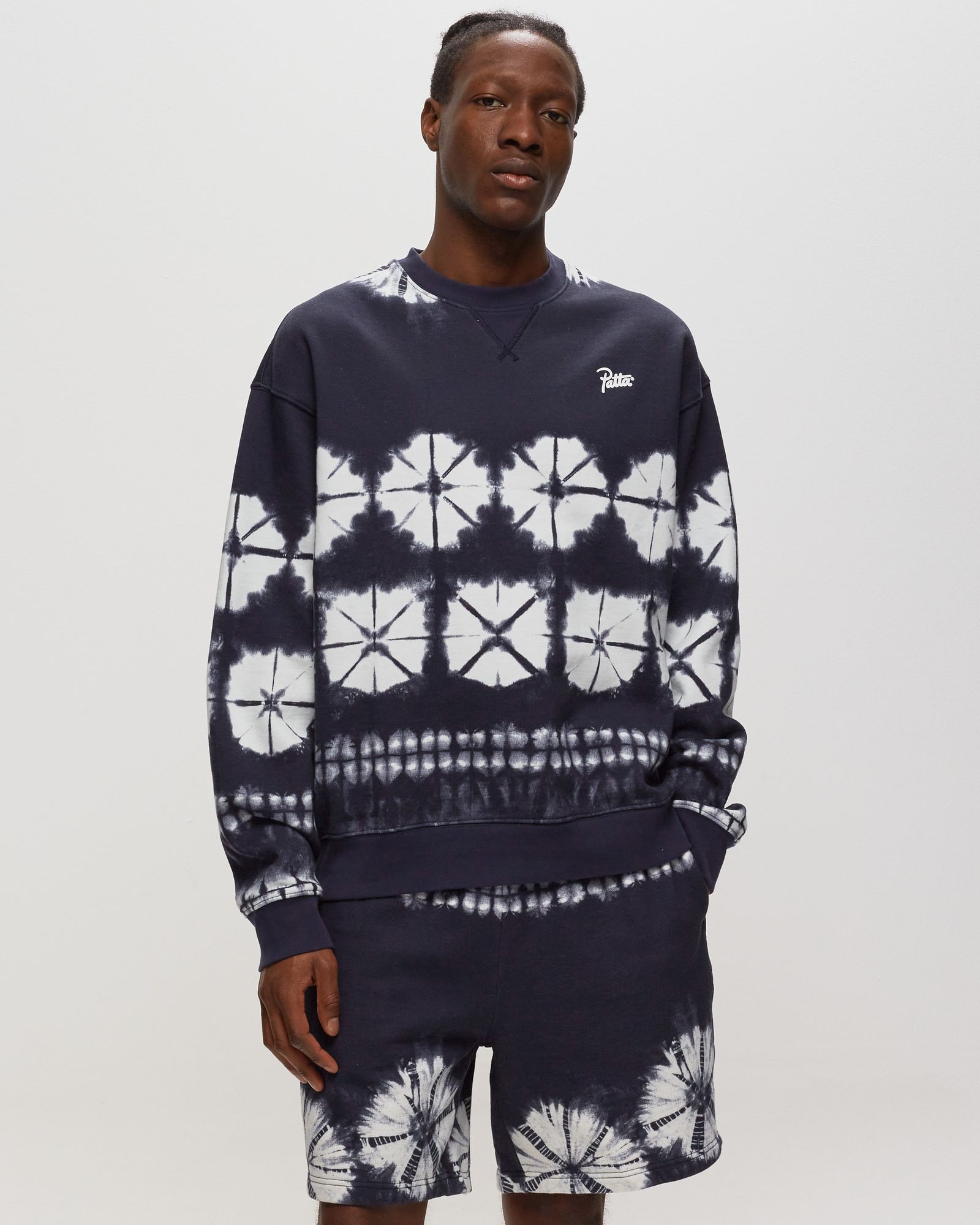 BASIC SHIBORI CREWNECK SWEATER