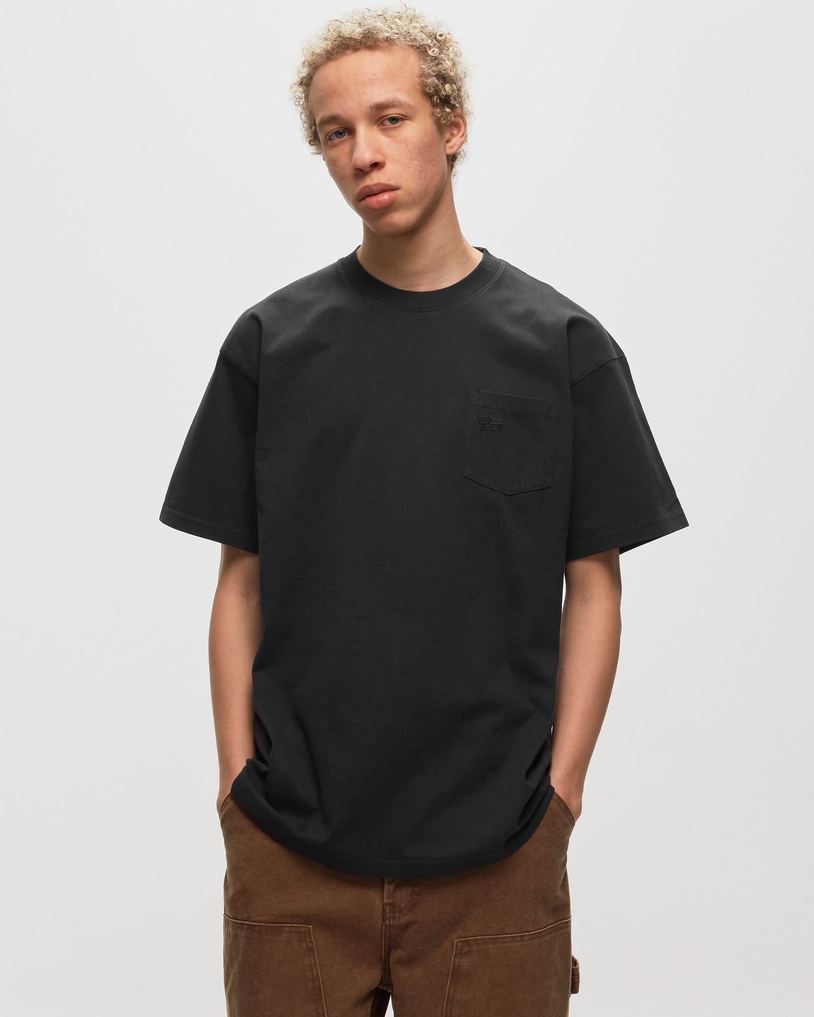 BASIC WASHED POCKET T-SHIRT