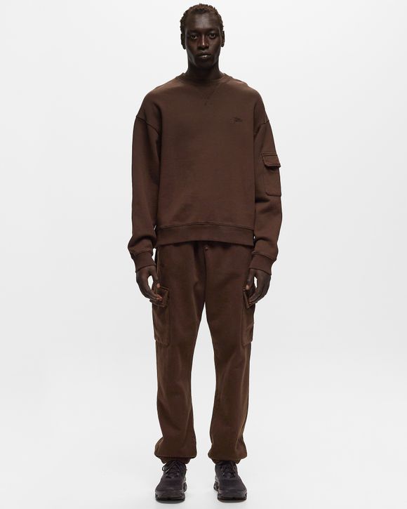 BASIC PIGMENT DYE BOXY CREWNECK SWEATER