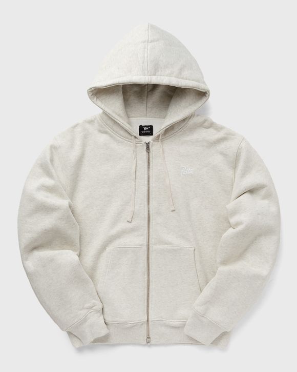 PATTA BASIC WAFFLE ZIP HOODED SWEATER Grey | BSTN Store