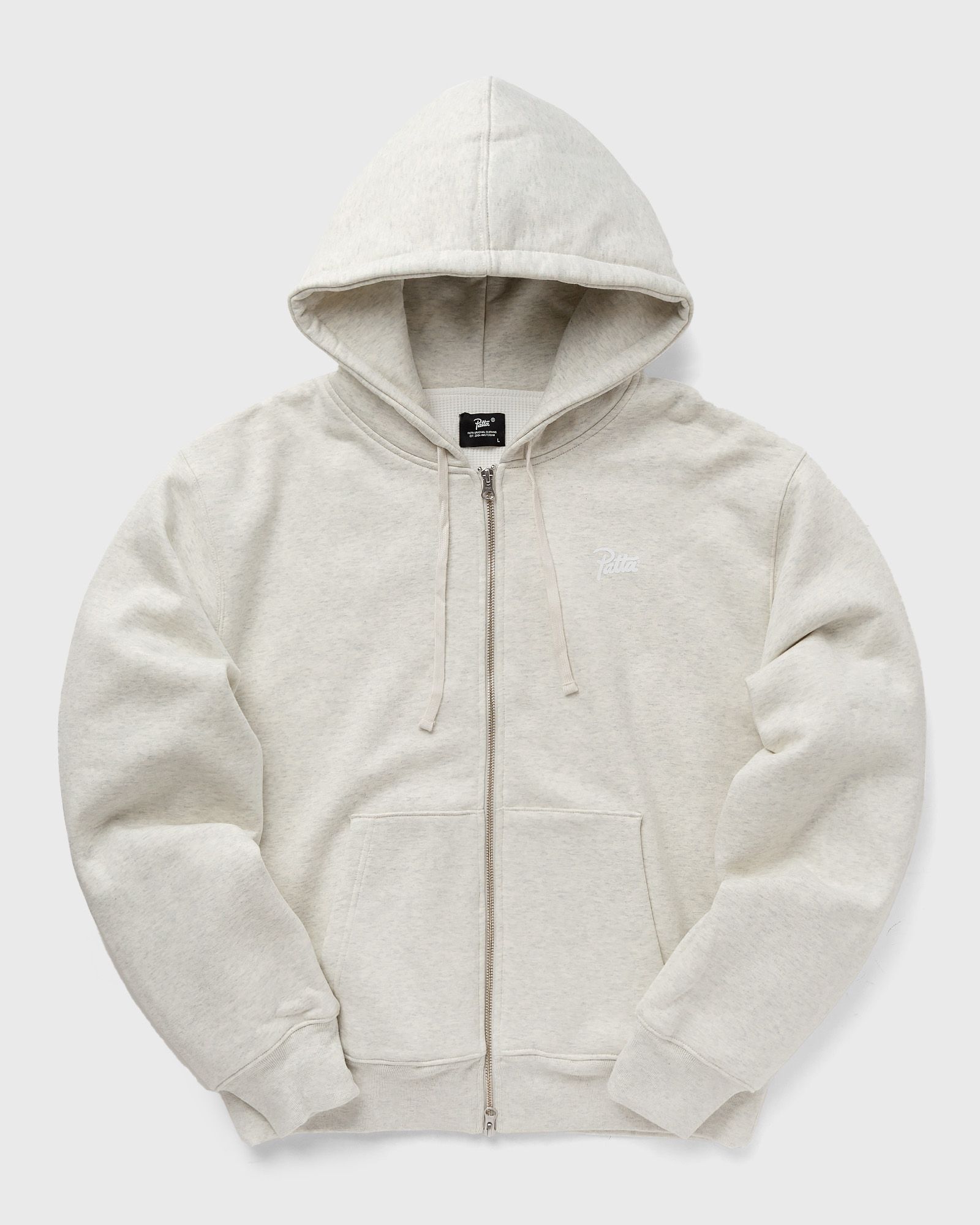 Hooded sweater with online zipper