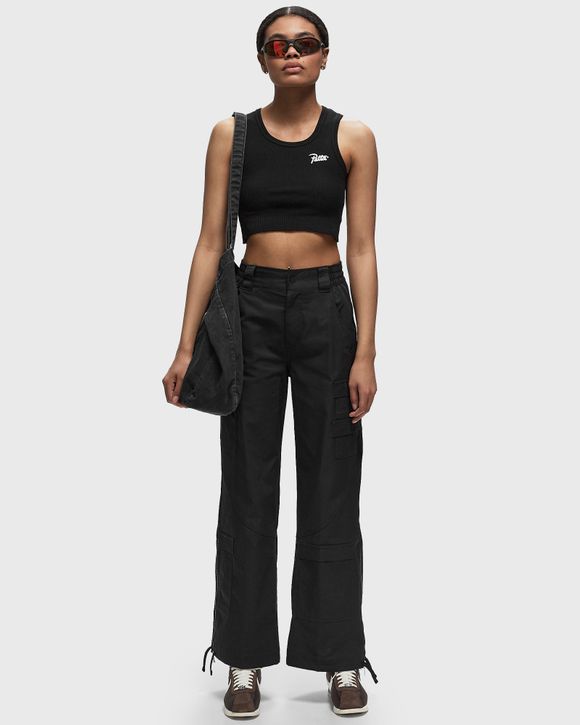 Cropped Waffle Tank Top