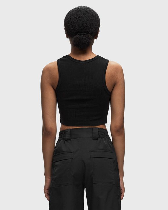 Cropped Waffle Tank Top