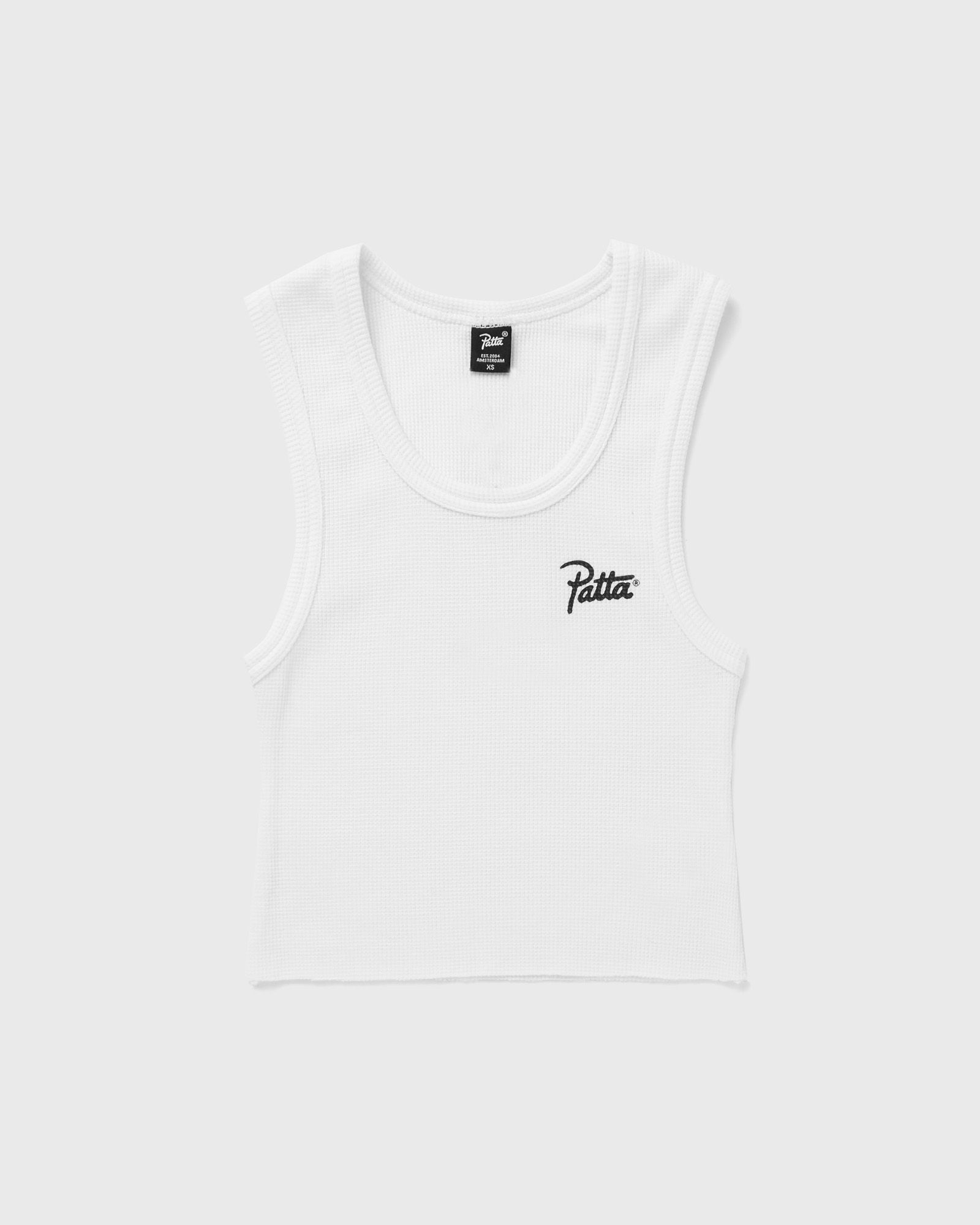 Cropped Waffle Tank Top