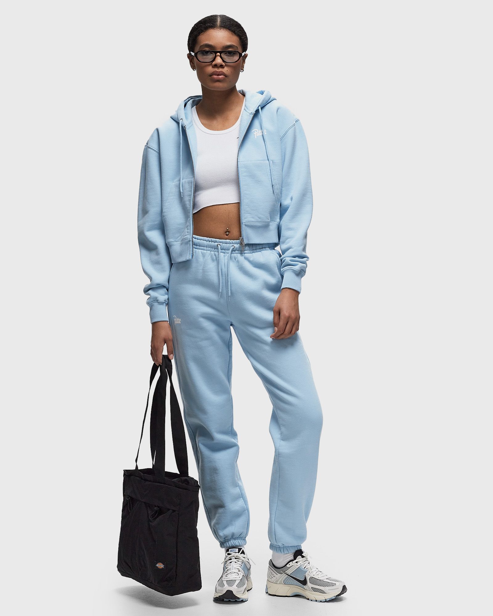 Basic Crop Zip Up Hooded Sweater