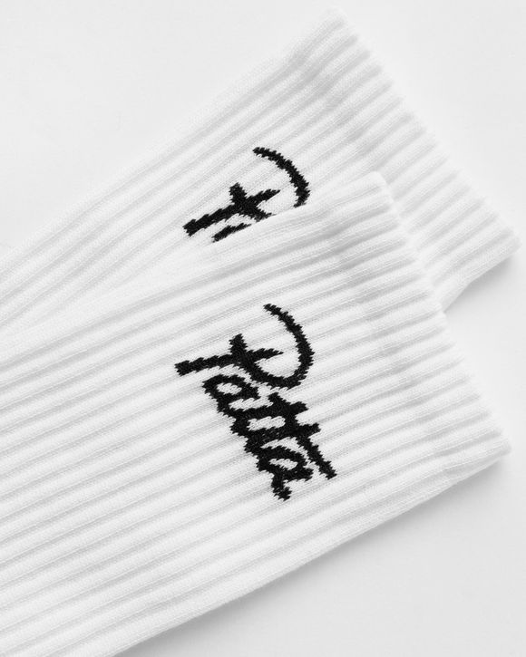 Patta Script Logo Sport Socks 2-Pack (Black)