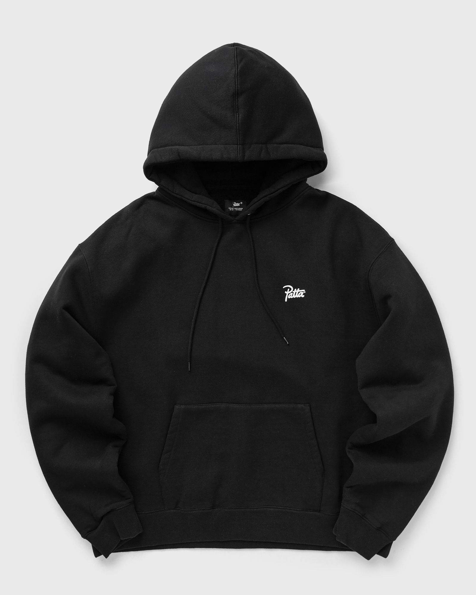 PATTA Classic Zip Up Hooded Sweater Black