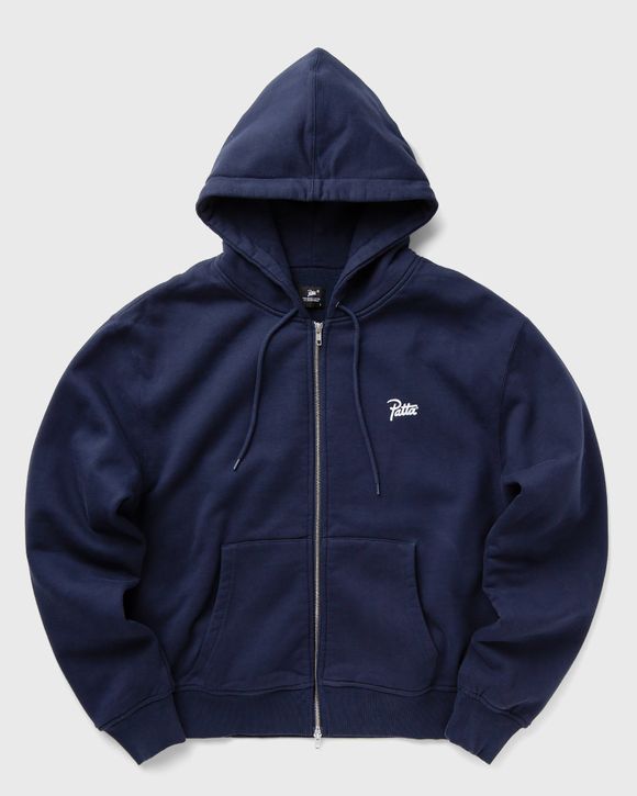 PATTA Patta Classic Zip Up Hooded Sweater Blue | BSTN Store