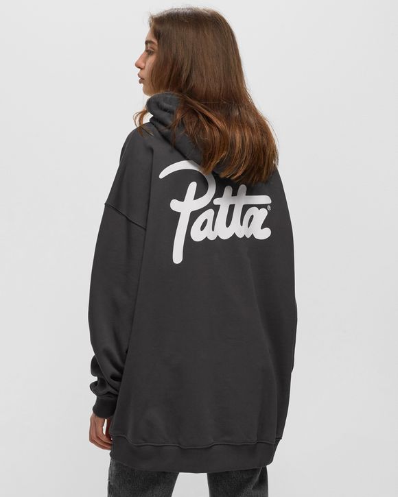 Patta script logo outlet hooded sweater