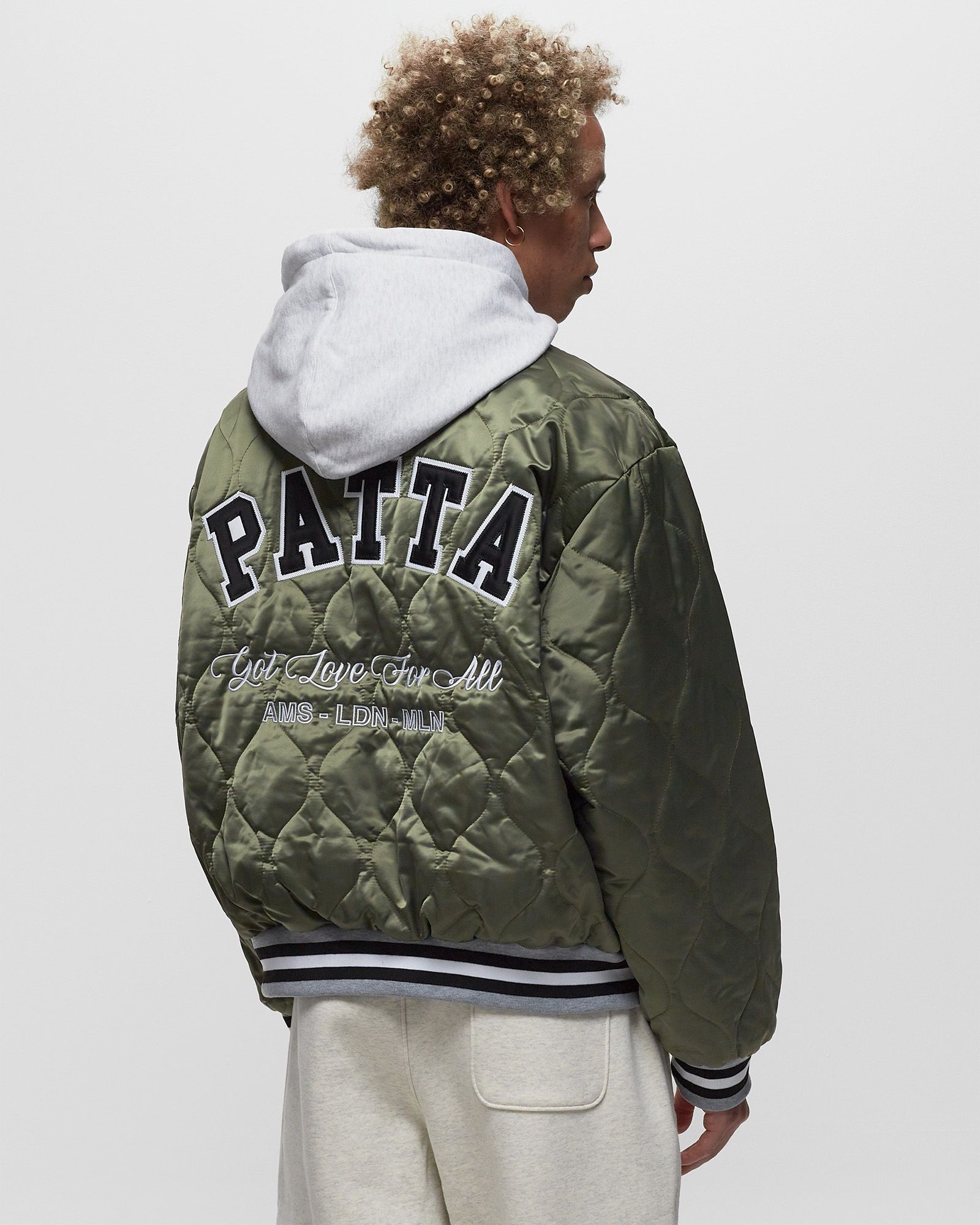 HOODED BOMBER JACKET