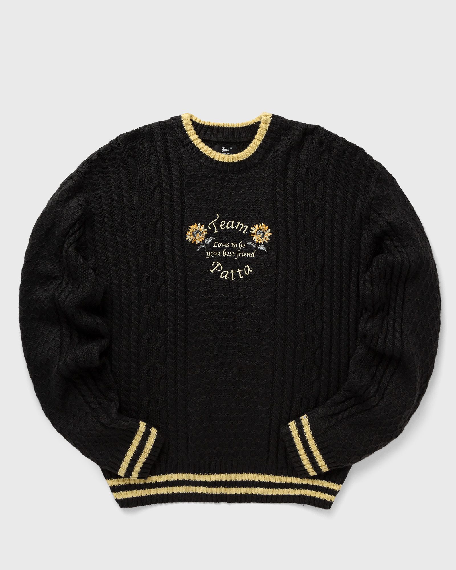 LOVES YOU CABLE KNITTED SWEATER