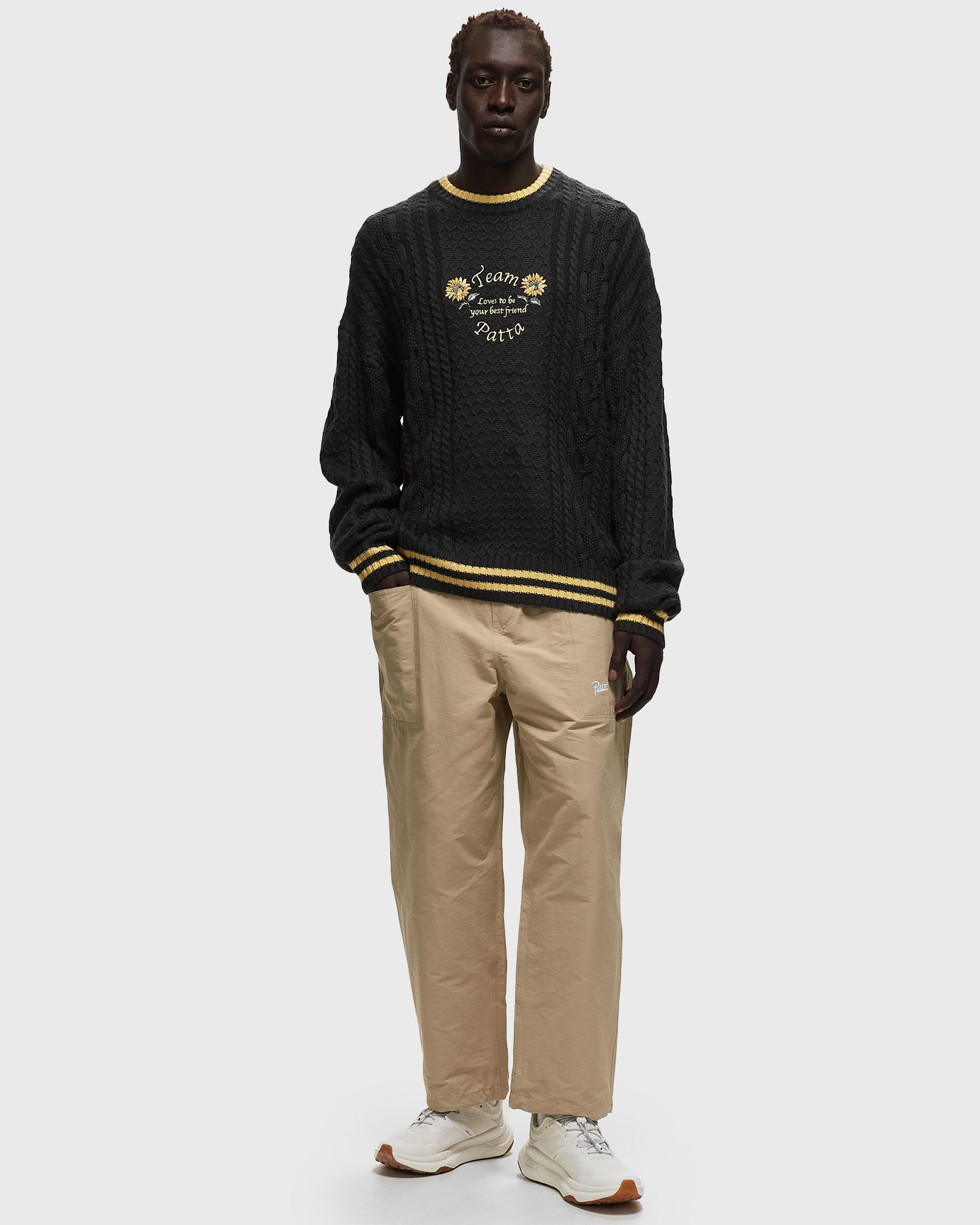 LOVES YOU CABLE KNITTED SWEATER