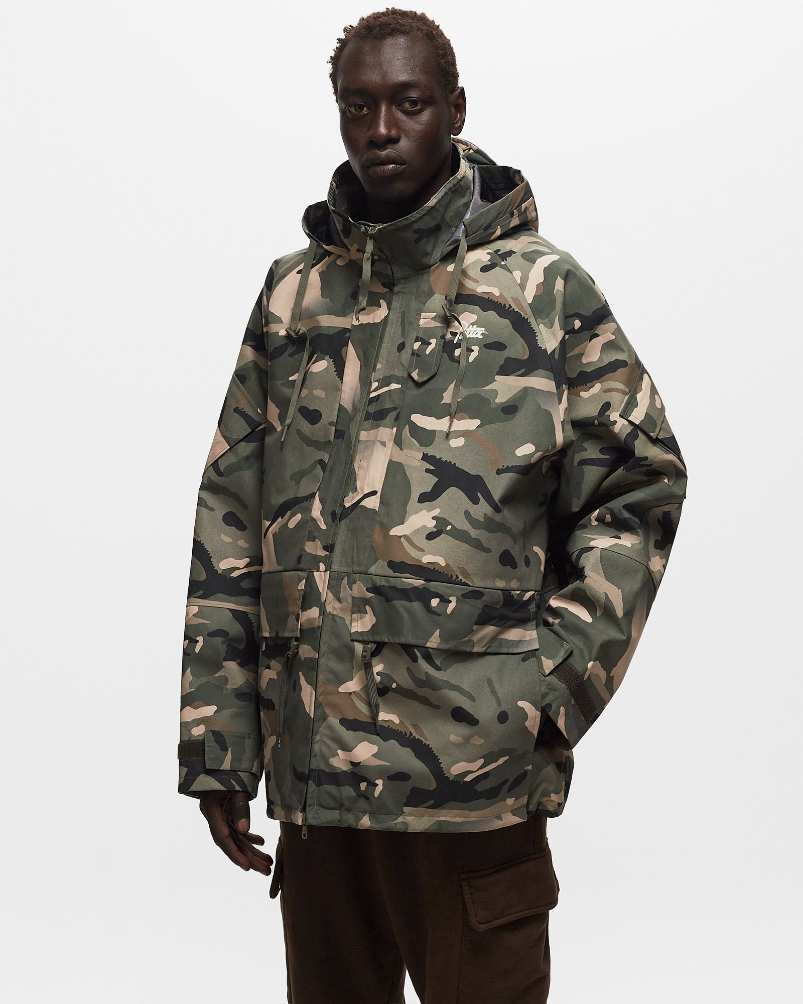 SPRAY CAMO NYLON TACTICAL PARKA