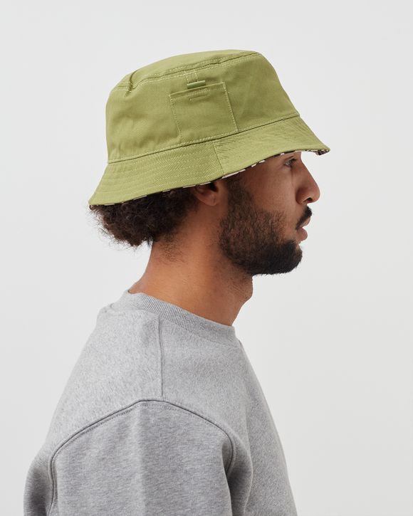 PATTA Reversible Bucket Hat Multi Classic Leopard Calliste Green