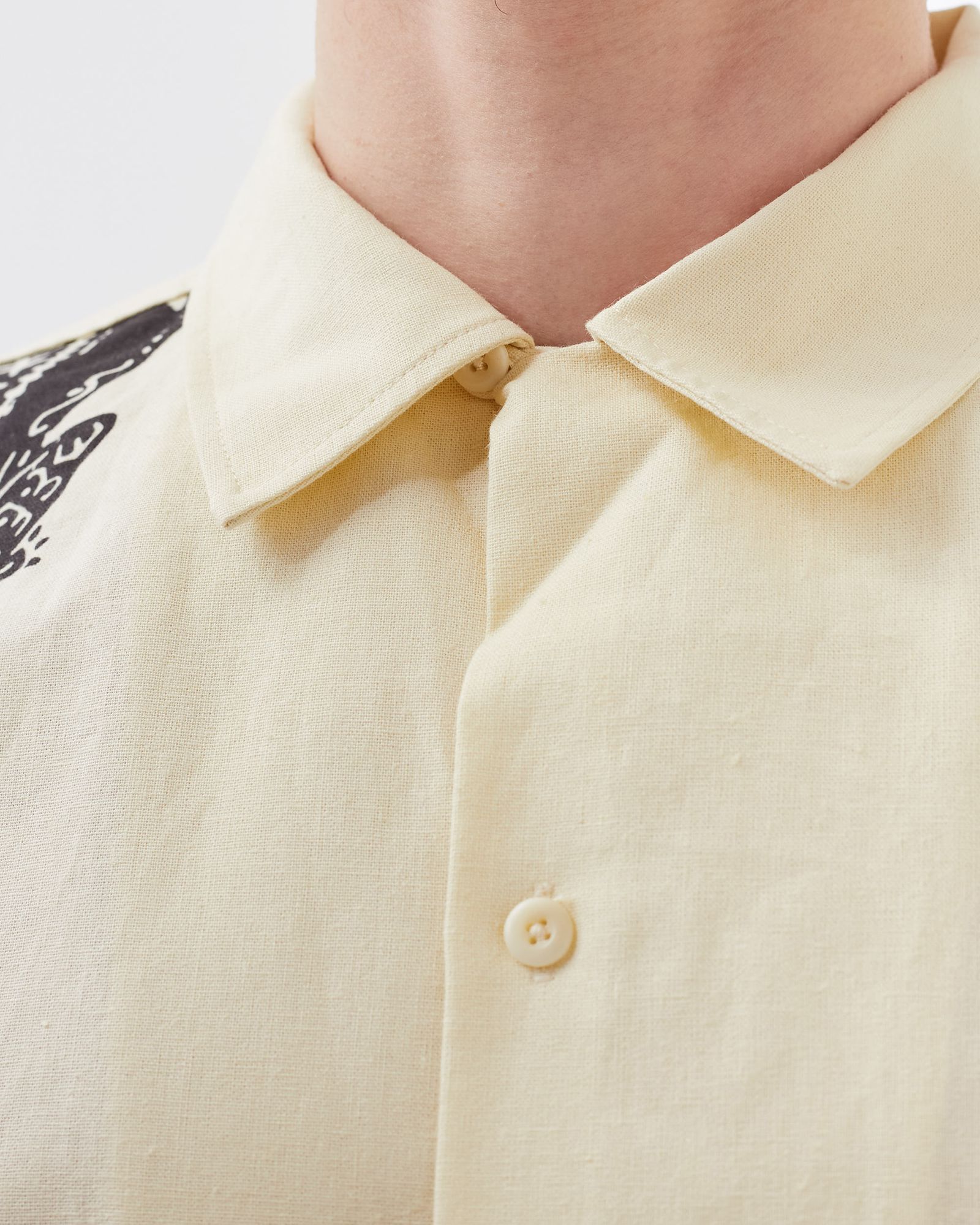 Block Print Panther Shortsleeve Shirt