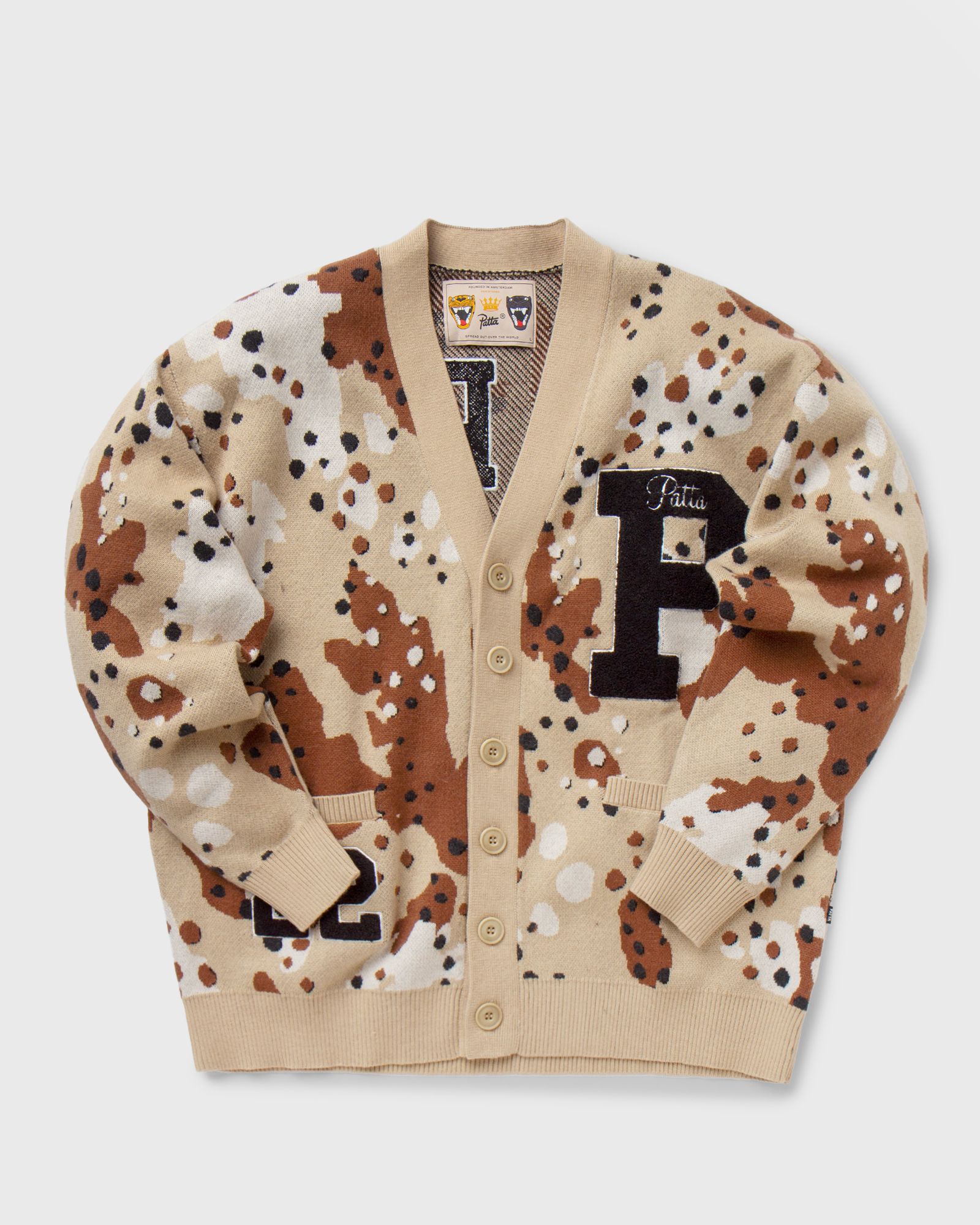 Cheetah Camo Knitted Cardigan