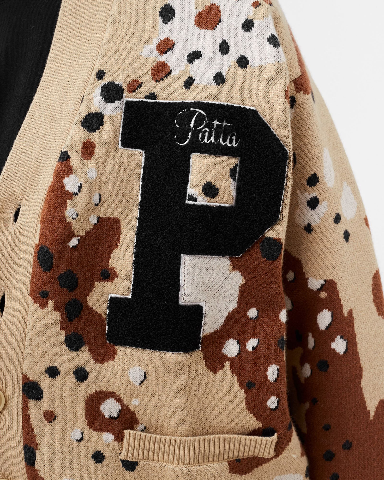 Cheetah Camo Knitted Cardigan