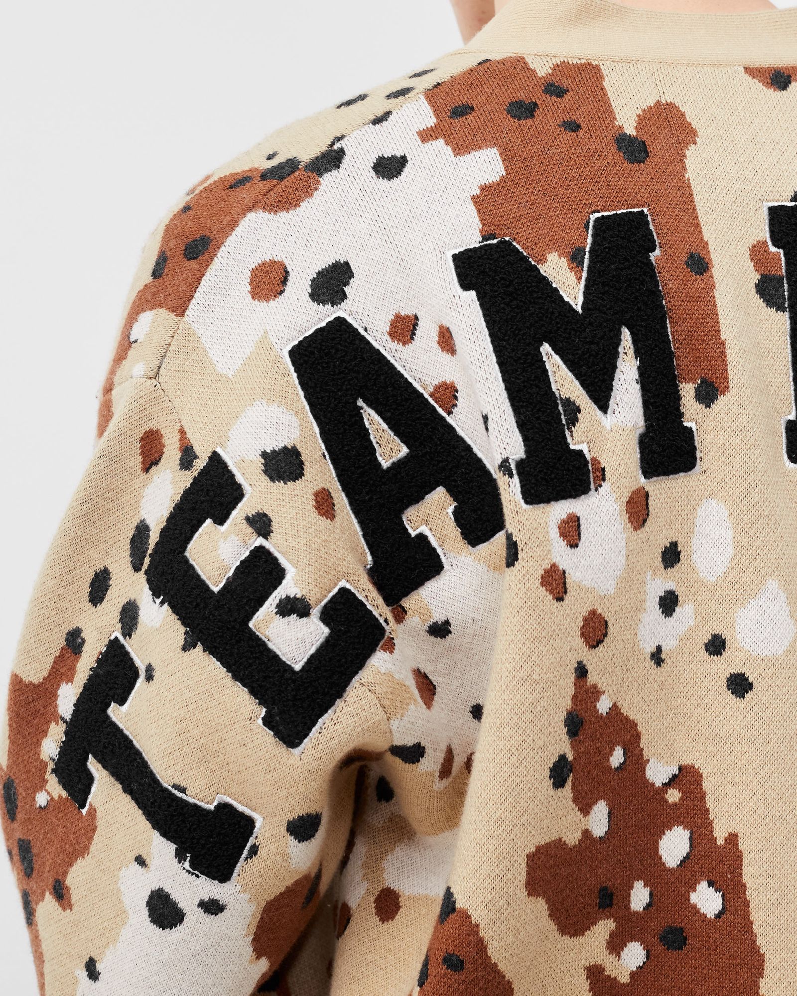 Cheetah Camo Knitted Cardigan