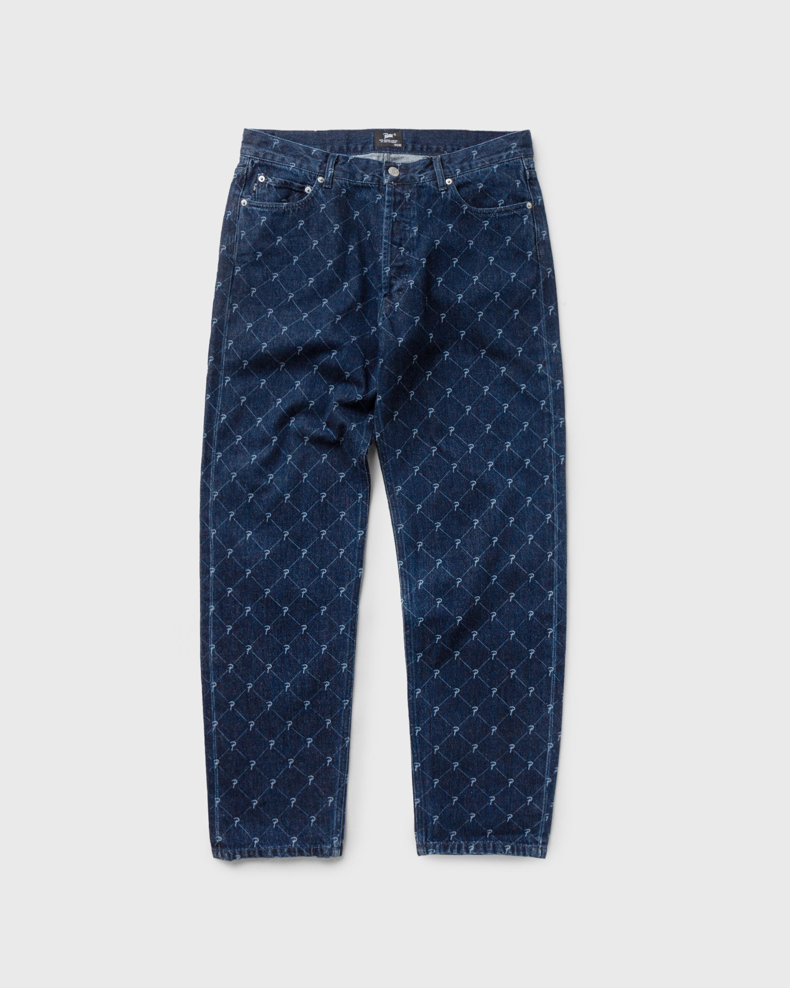 Laser Printed Denim Pants