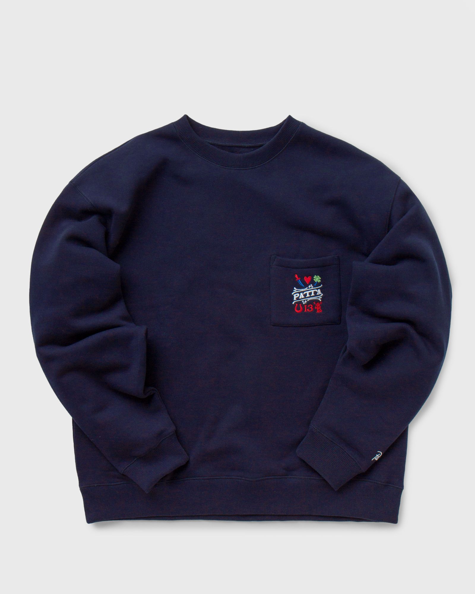 Lucky Charm Pocket Crewneck Sweater