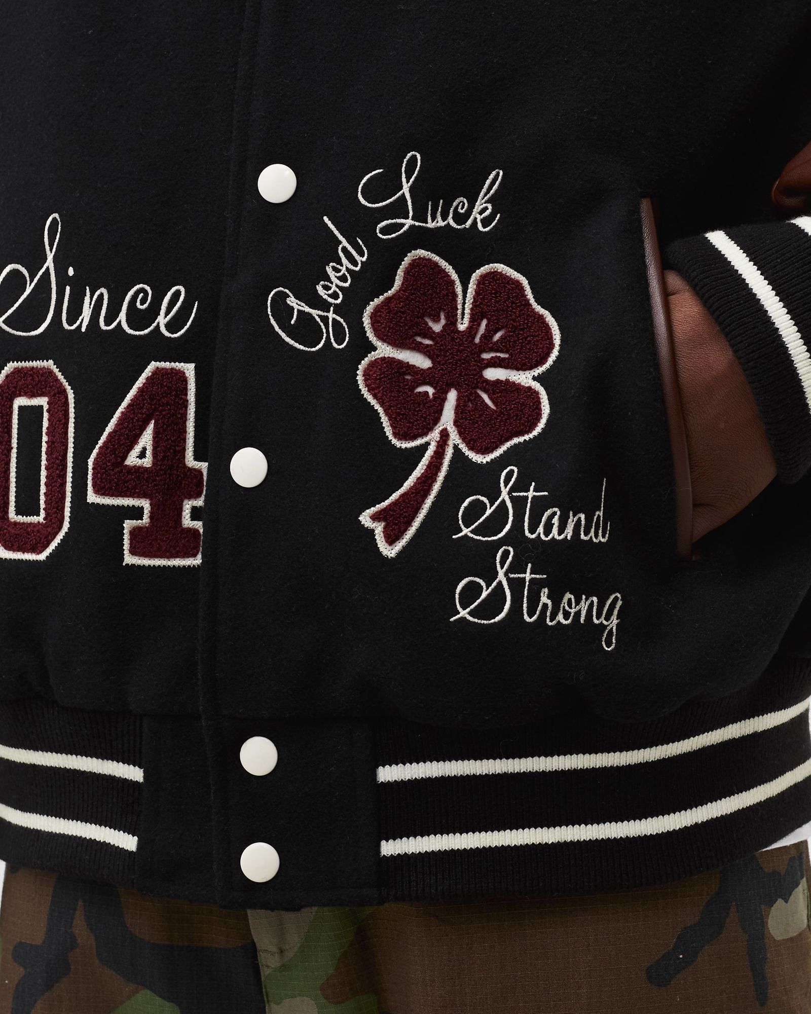 Lucky Charm Varsity Jacket
