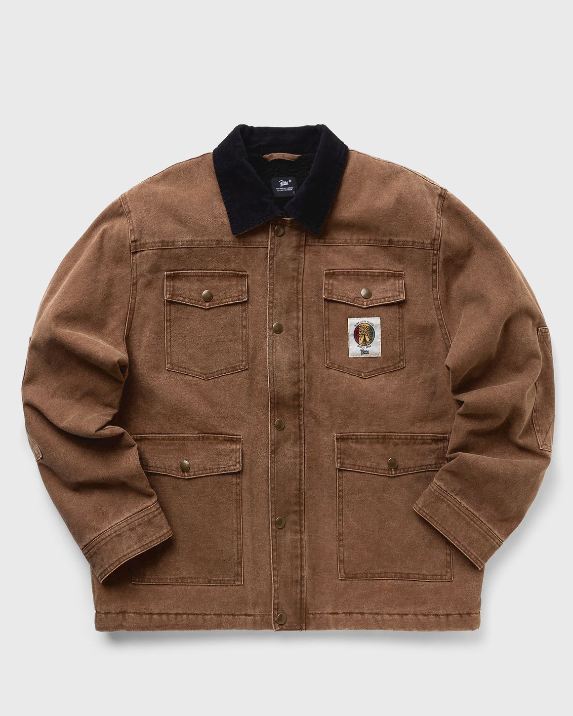 PATTA CANVAS CHORE JACKET Brown | BSTN Store
