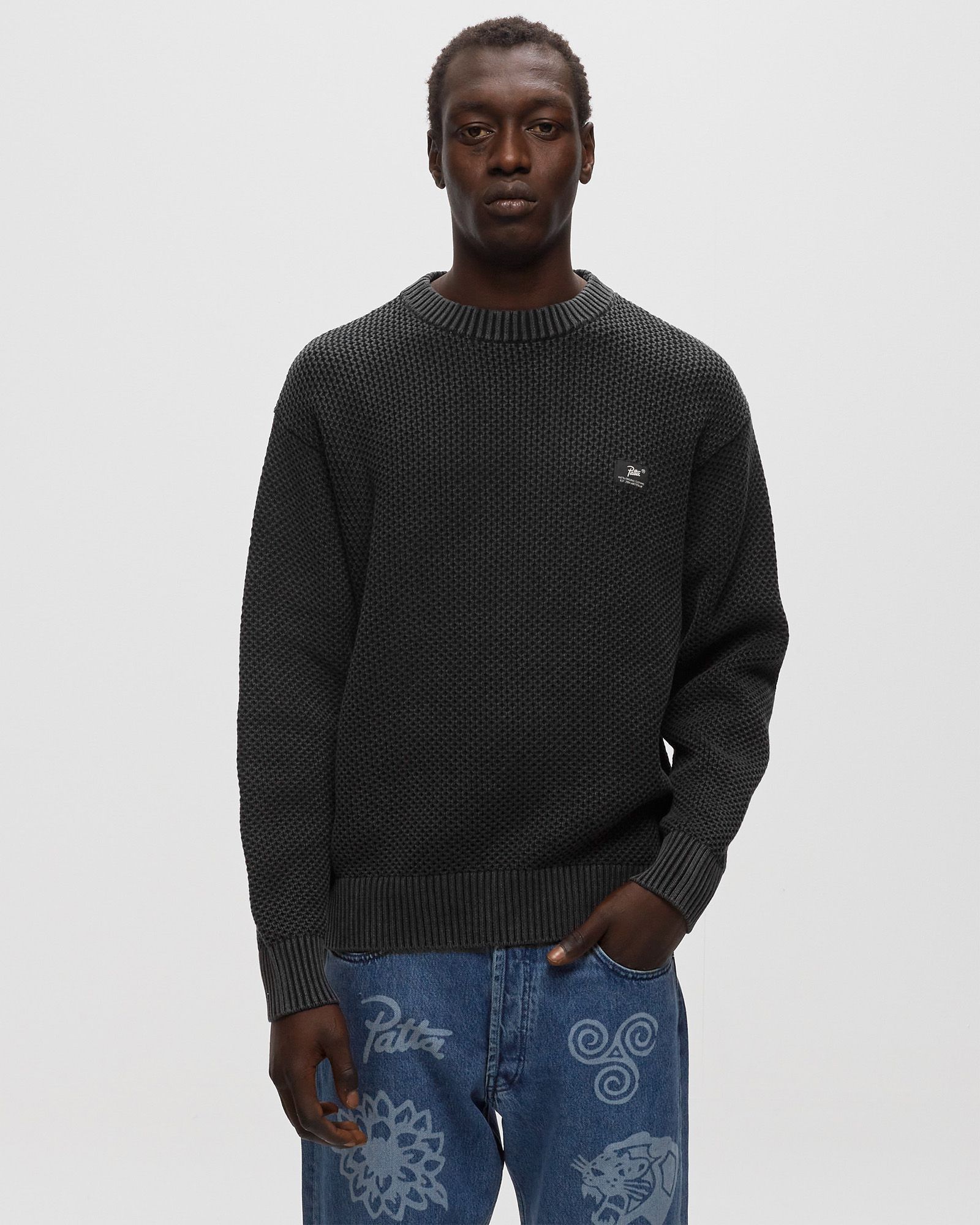 HONEYCOMB KNITTED SWEATER