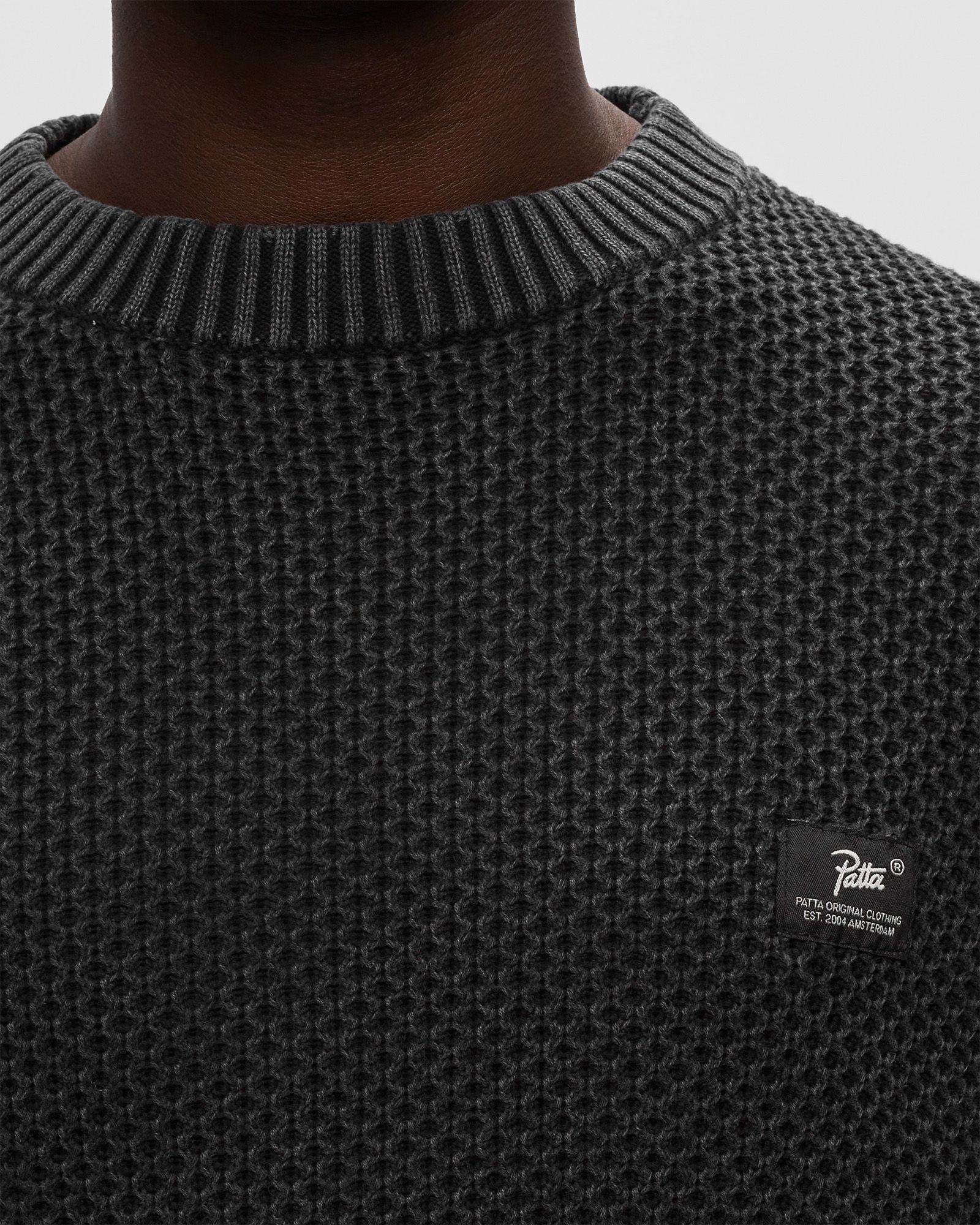 HONEYCOMB KNITTED SWEATER