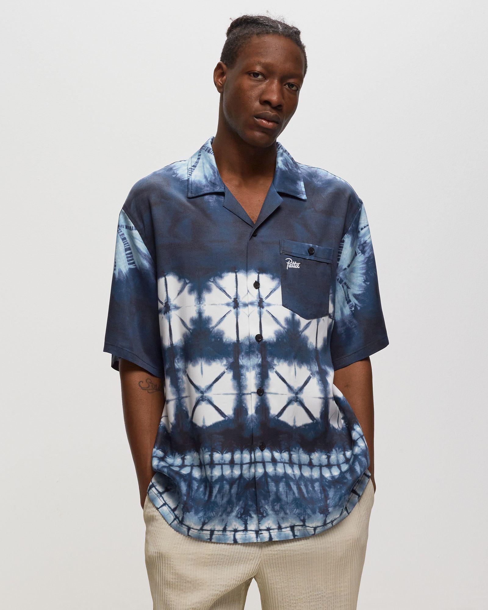 SHIBORI SHORTSLEEVE SHIRT