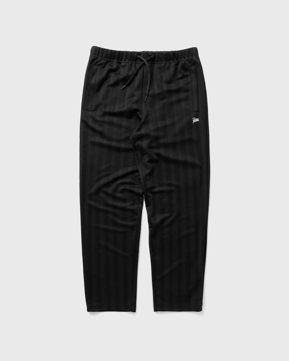 PATTA TRICOT STRIPE TRACK PANTS Black BSTN Store