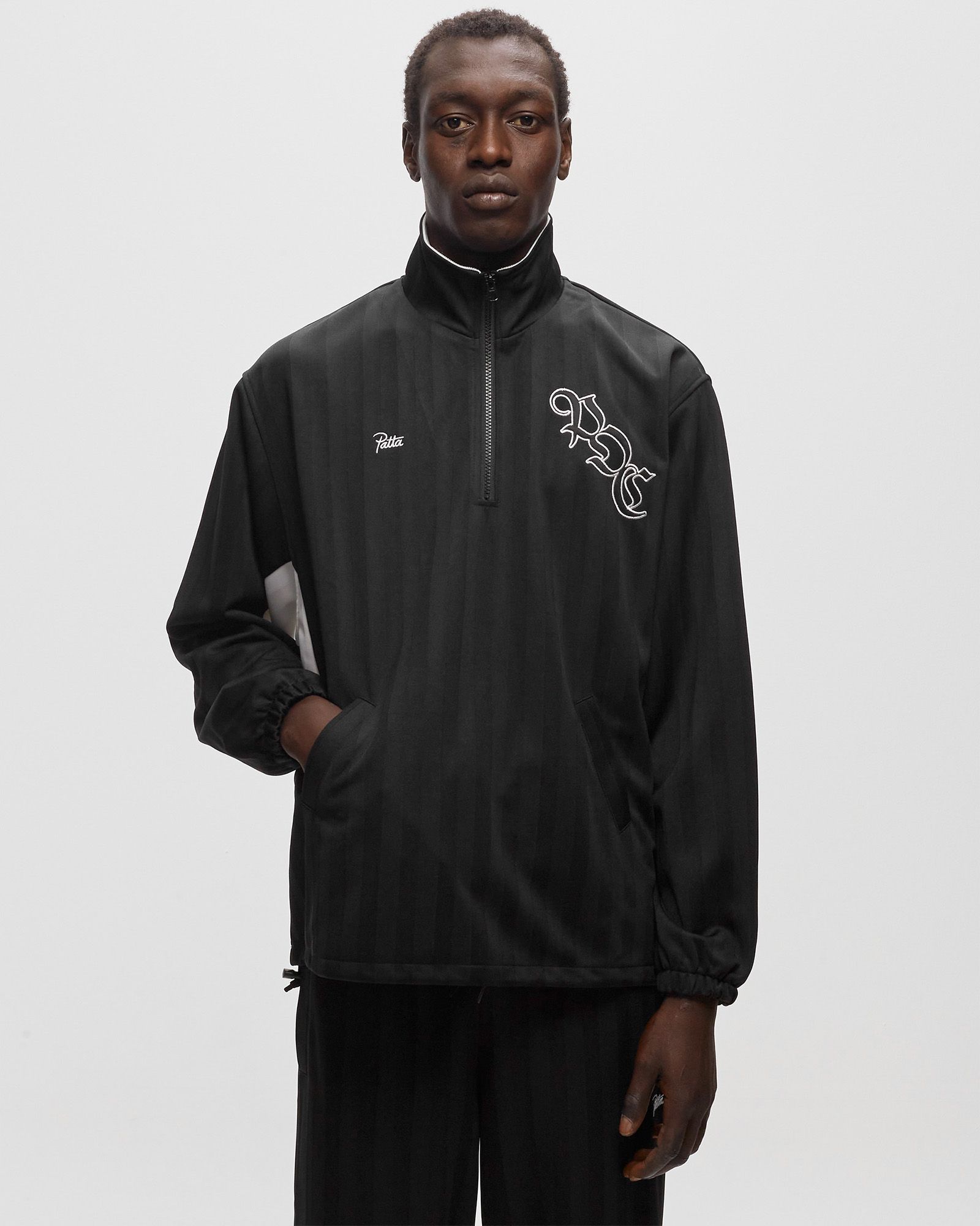 TRICOT STRIPE TRACK TOP