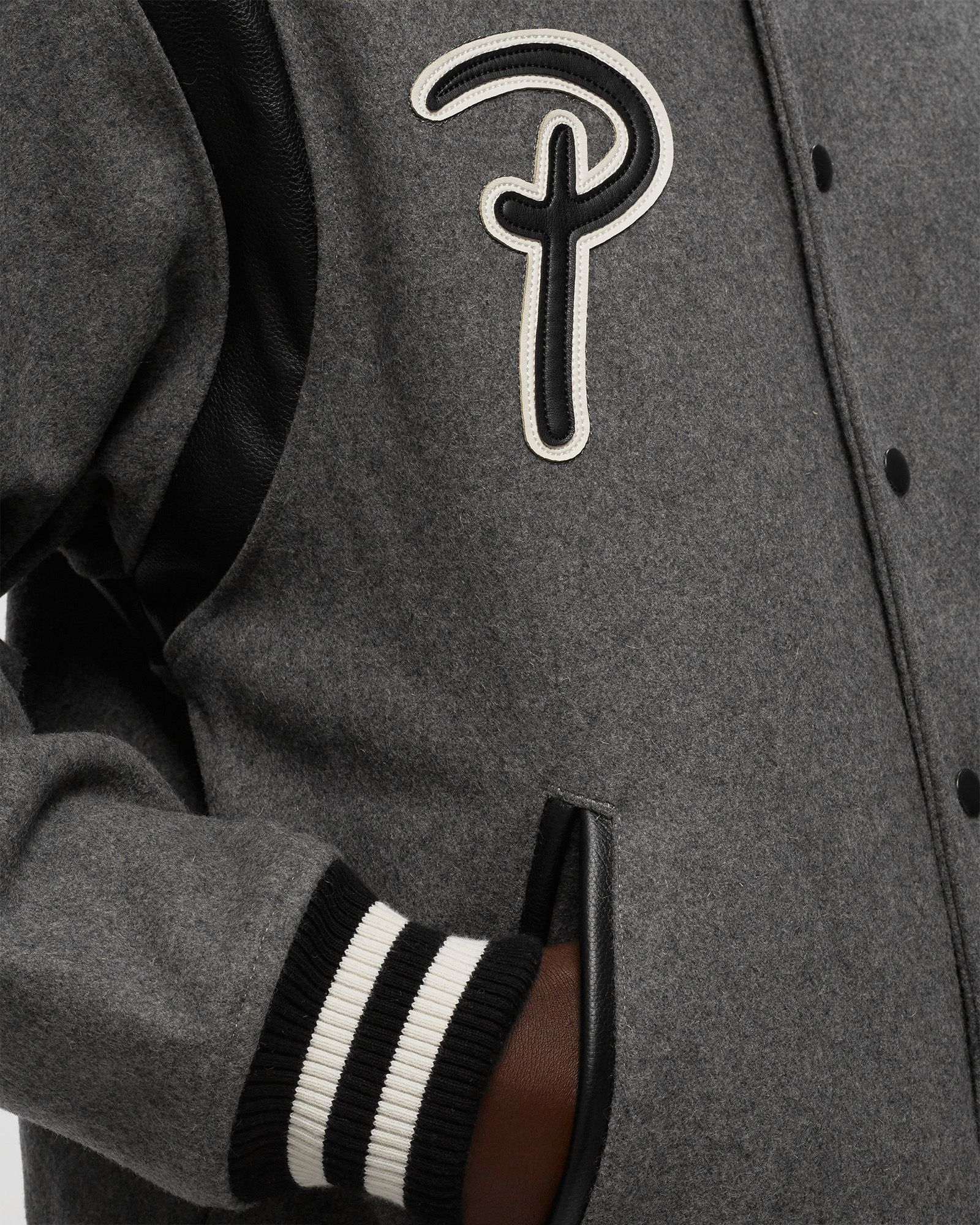 WOOL SPORTS BOMBER JACKET