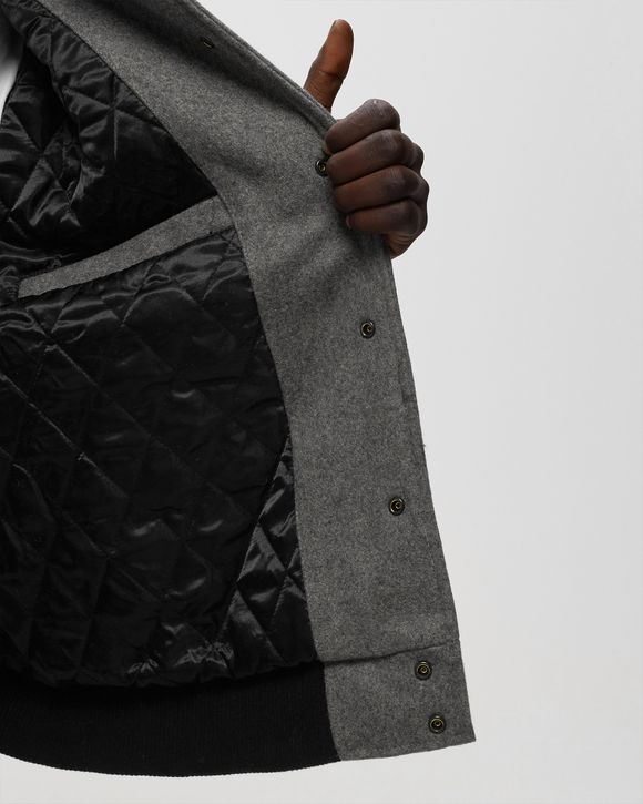 WOOL SPORTS BOMBER JACKET