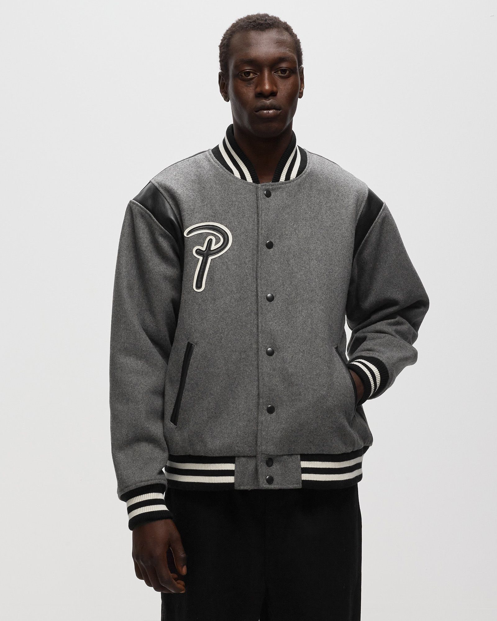 WOOL SPORTS BOMBER JACKET
