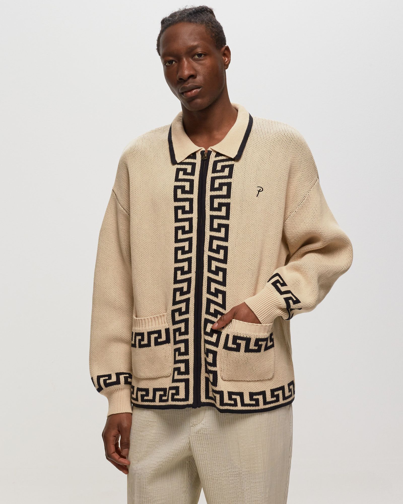 ZAPOTEC KNITTED ZIP CARDIGAN