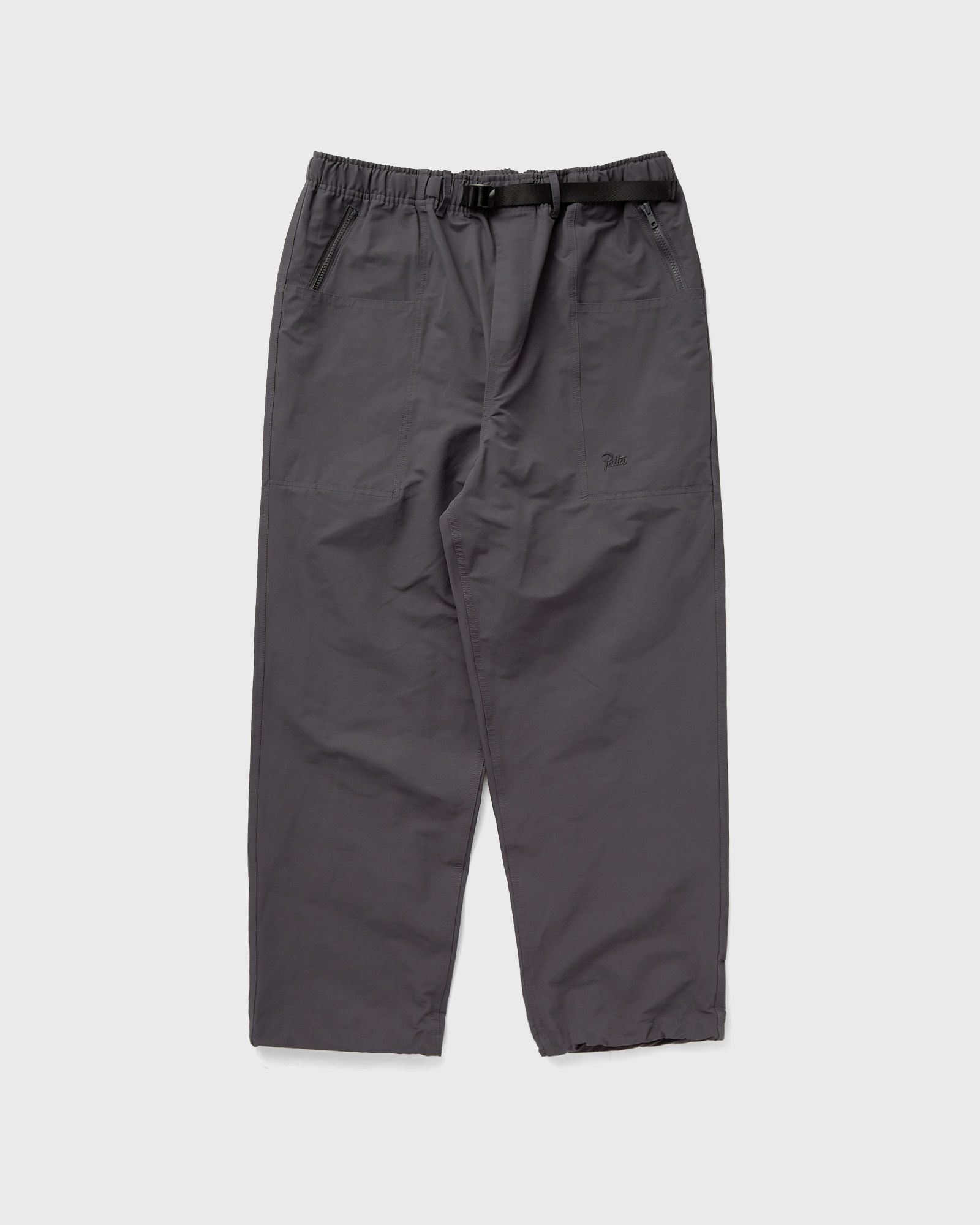 PATTA - belted tactical chino men casual pants black in größe:xl