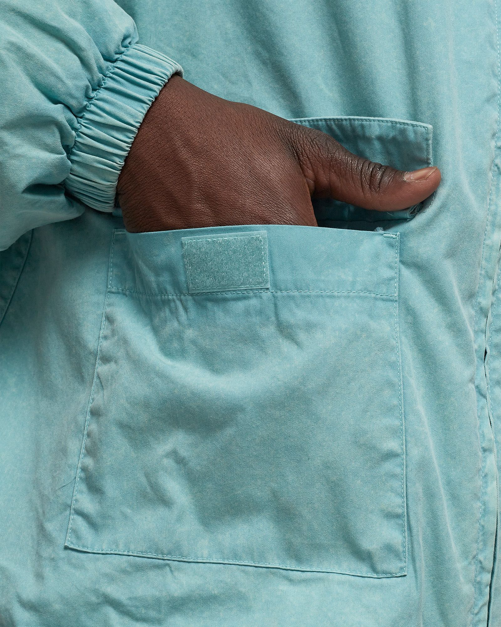 Acid Washed Track Jacket