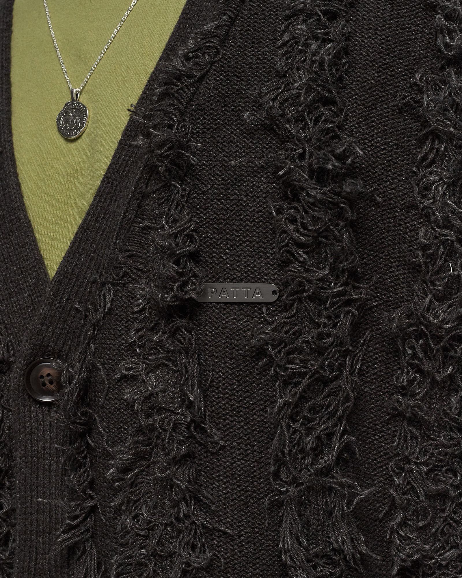 Fringed Knitted Cardigan