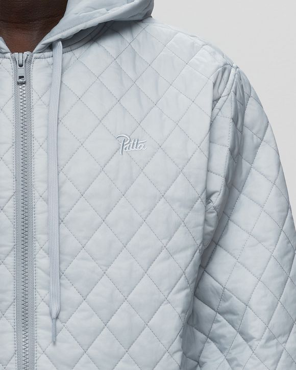 PATTA Insulated Quilted Hooded Jacket Grey