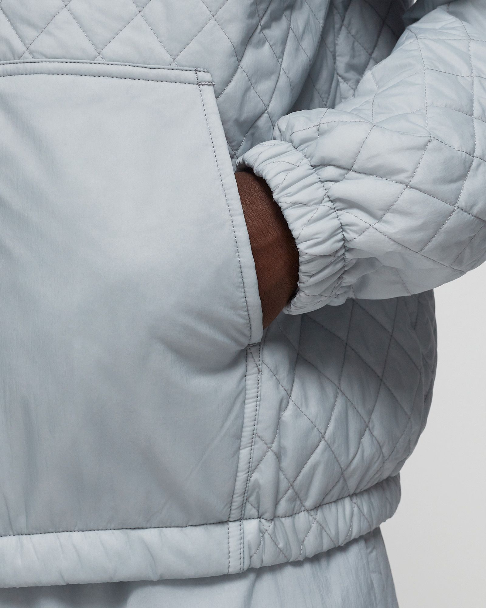 Insulated Quilted Hooded Jacket
