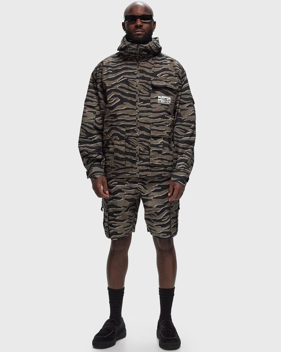 PATTA Tiger Stripe Camo Ripstop Jacket Multi - Multicolor