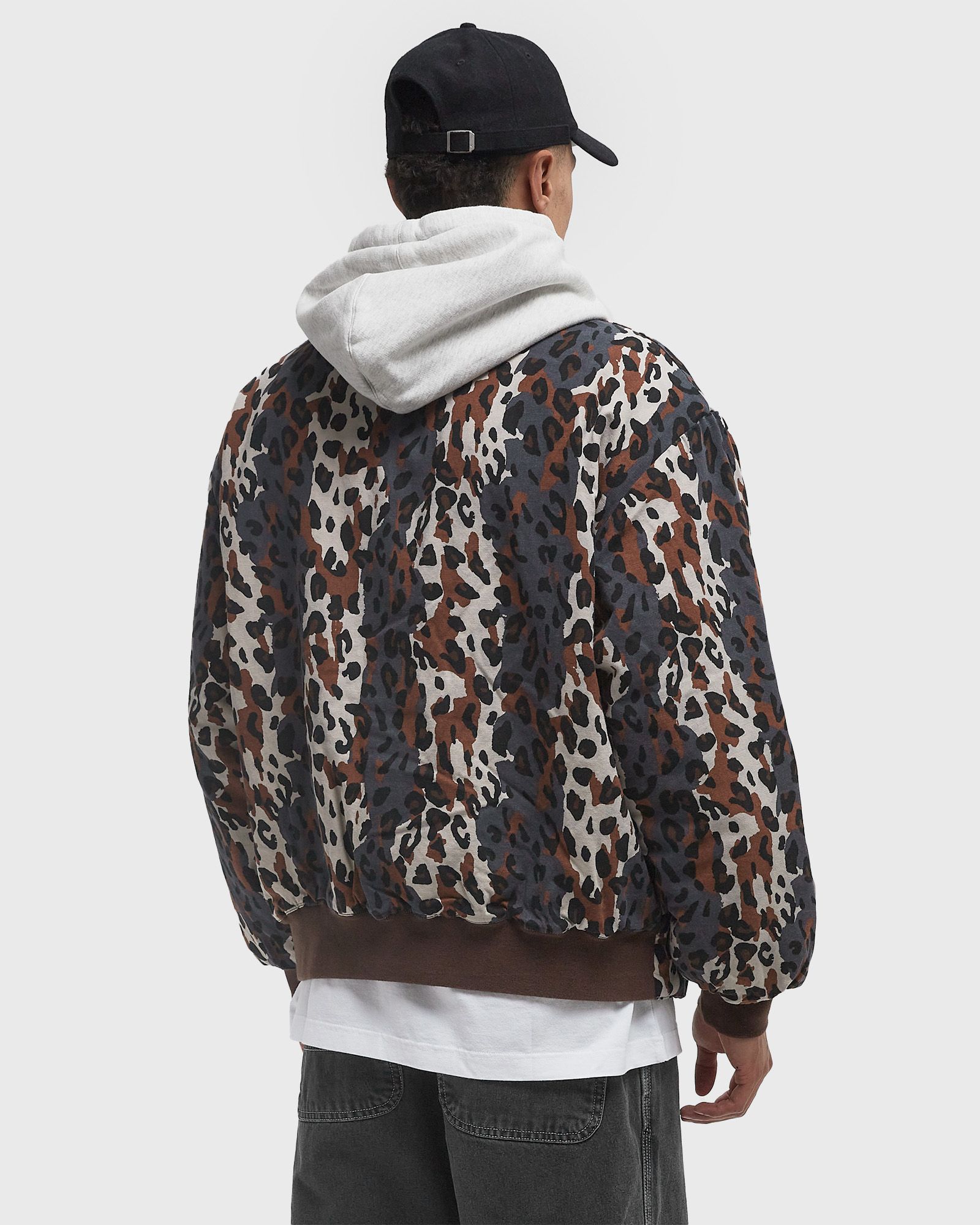City Leopard Reversible Bomber Jacket