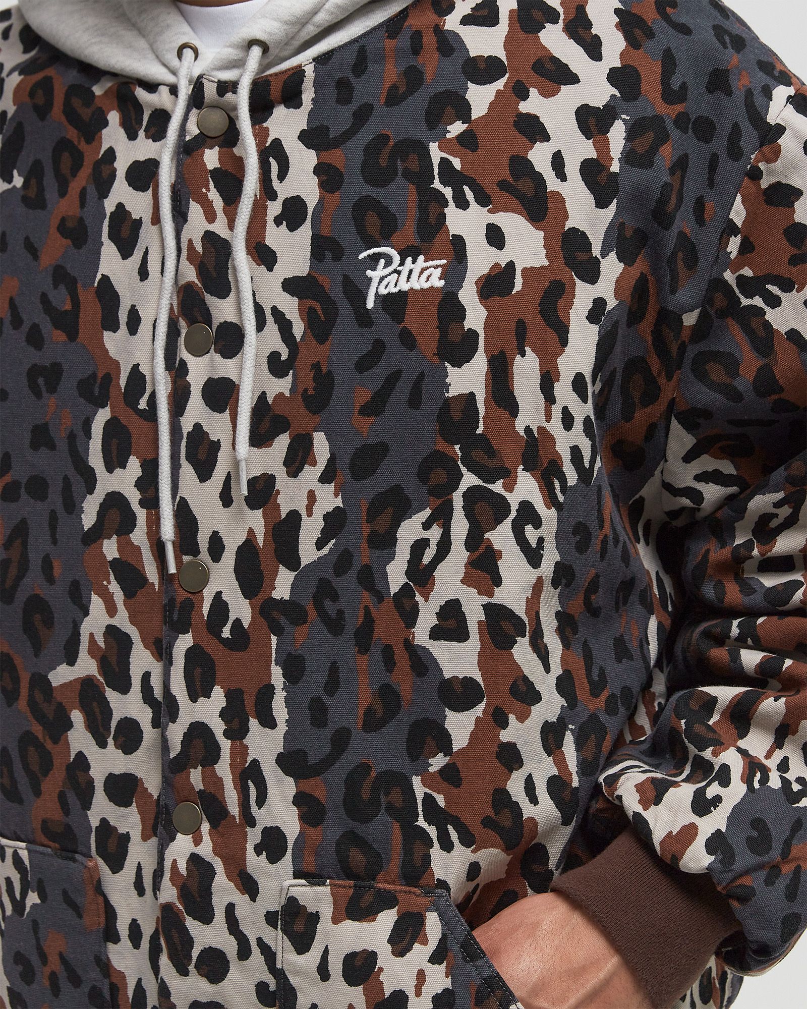 City Leopard Reversible Bomber Jacket