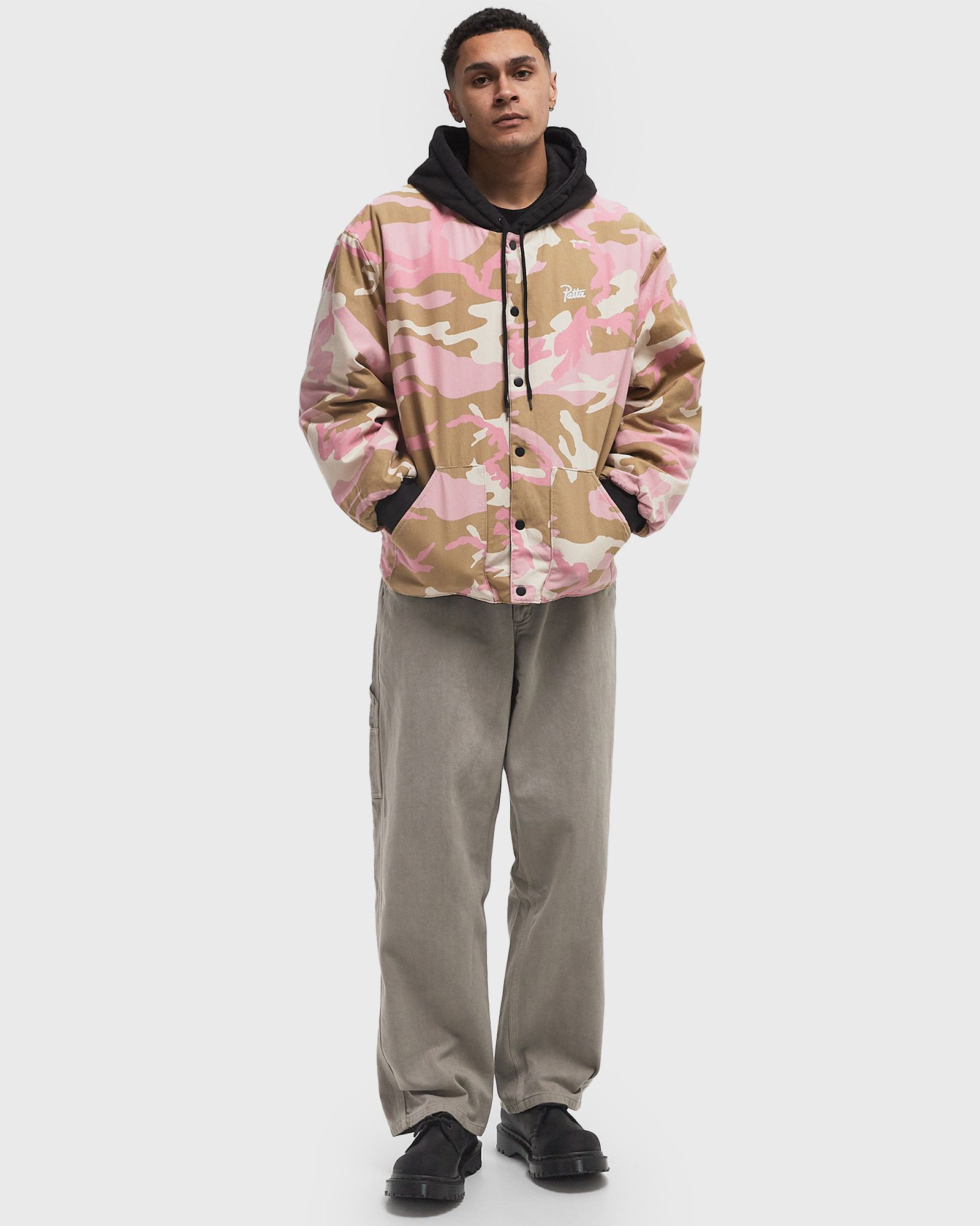 Woodland Camo Reversible Bomber Jacket