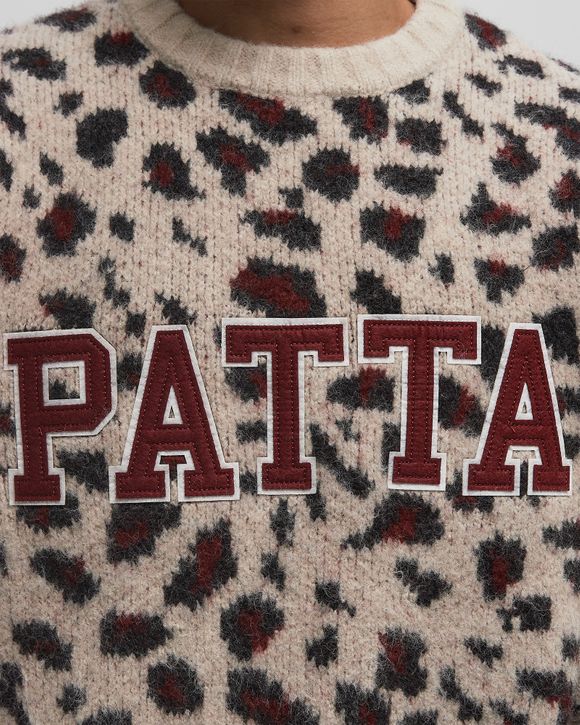 Leopard Brushed Knitted Sweater